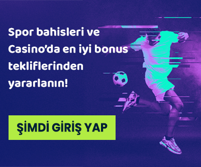 Spor bahisleri ve casino bonuslarını anlatan futbolcu görseli