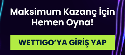 Maksimum kazanç vurgusu olan Wettigo giriş ekranı